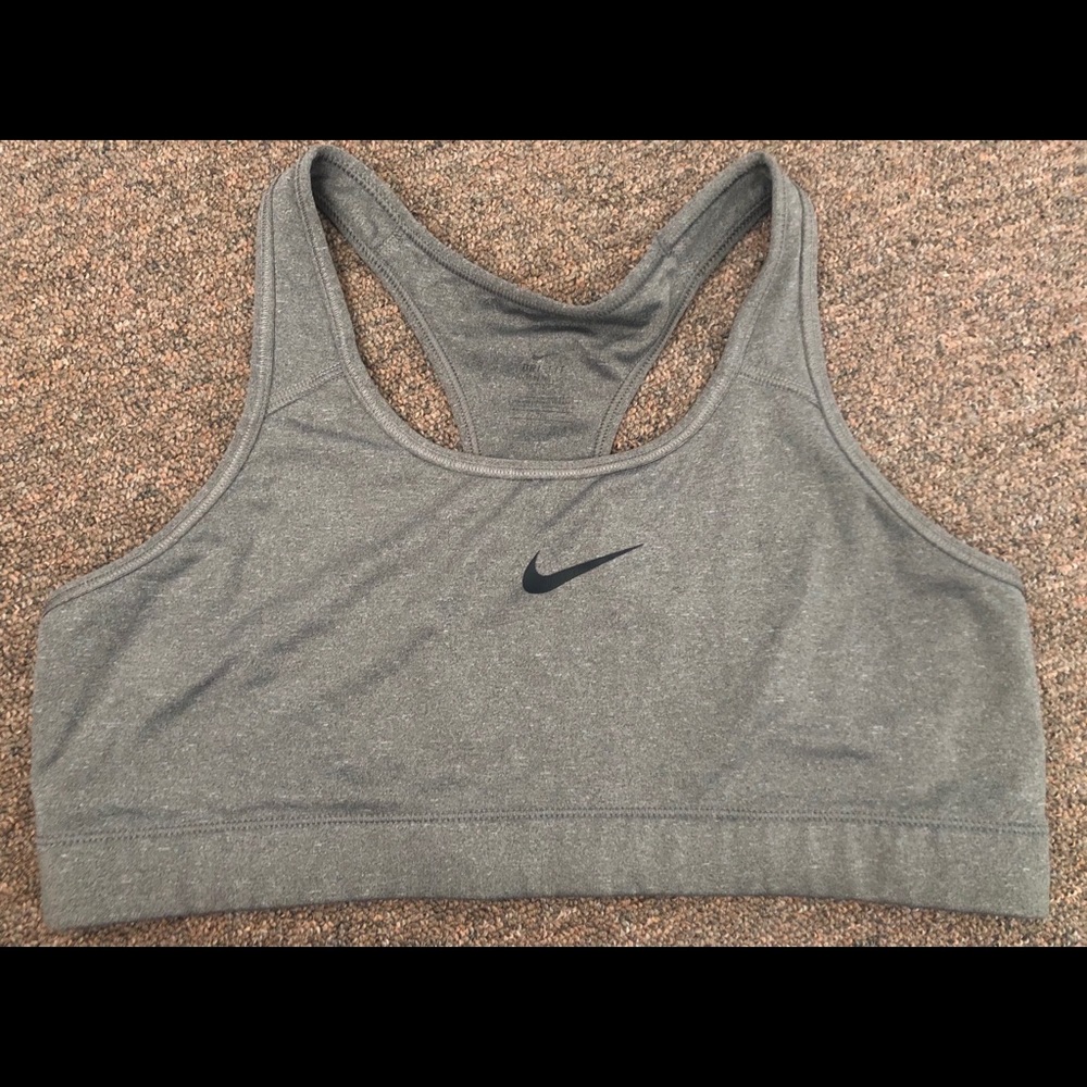 Used XL gray Nike pro sports bra